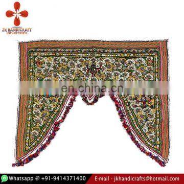 Luxury Decoration Indian Hand Embroidered Kraft Vendor Toran for Home Decor