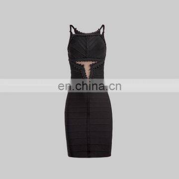 short bodycon one piece mini women sex black party dress