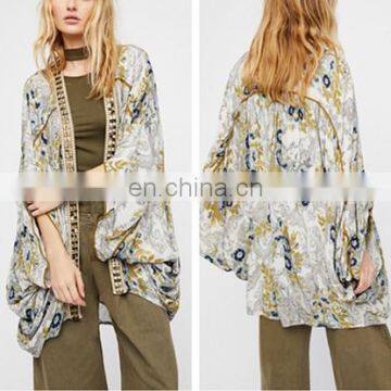 Summer Cool Printed Loose Fashion Beach Cardigan Kimono