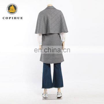 Europe style women cloak short sleeve coat