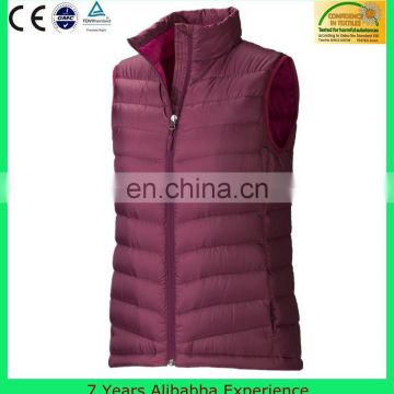 OEM womenCustom thick plain padded gilet for winter - 7 Years Alibaba Experience