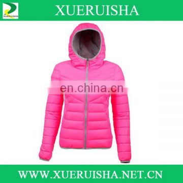 outdoor light weight ladies sport fashion goose dowm jacket