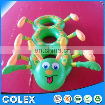 Inflatable Baby Float Boat Carpenterworm Shape Animals Swimming Ring Safty PVC Material photo-2