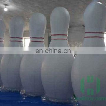 HI hot sale giant inflatable human bowling pins,inflatable bowling set zorb ball game