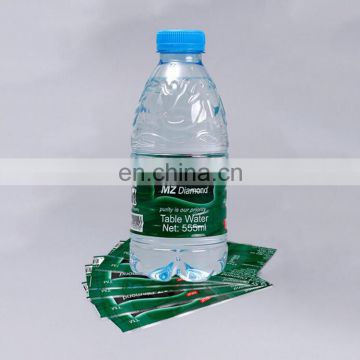 Bottle shrink wrap sleeve labels/pvc shrink label for water bottle