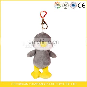 Stuffed plush duck keychain