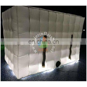 CE Standard PVC Tent Type Inflatable Photo Booth Tentwith LED Light for Sale
