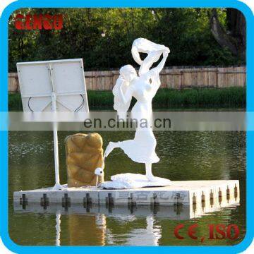 Water theme park high emulation robot human model