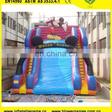 Kids Event theme inflatable Mickey mouse slide