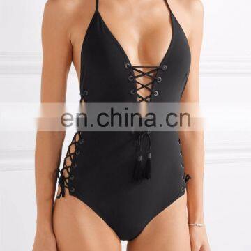 Sexy Naughty Ladies Sexy Black Bandeau Swimwear Bikini photo-3