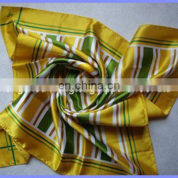 Satin Polyester Scarf Square OEM available