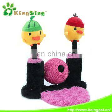 2015 New Style Double Upright Ball Cat Scratching photo-4