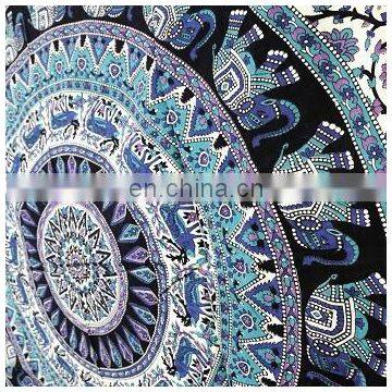 double Size Mandala Tapestry Elephant Print