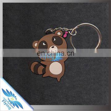 Hottest Sell All Kinds of Animal Image Customized Pvc Keychain/ Silicone Keychain