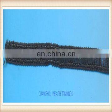 black beaded sequins trim,sequins beaded tape