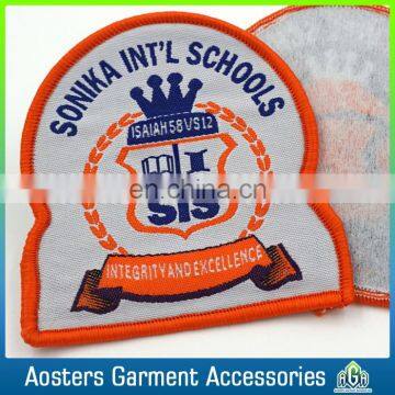 Customized Iron on 3D School Woven Badges photo-4