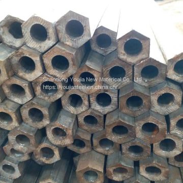 Out hexagon inner round seamless steel pipe