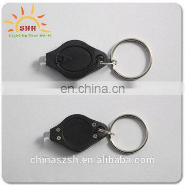 Cheap Price Promotional Custom LED Flashlight Keychain UV Purple Light,cool Led Keychain Money Detector UV Led Wholesale photo-3