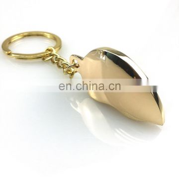 3D custom metal gold plating keychain manufacturers in china