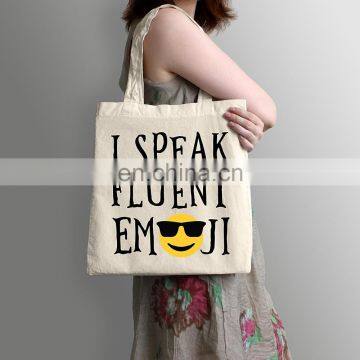 12 Oz Natural Cotton Canvas Tote Bag Reusable Ideal for School and Office Use