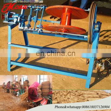 Low investment rice/wheat straw rope making machine with best price and good quality