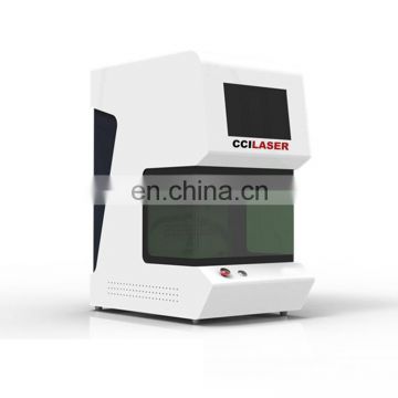 Made in china enclosed low noise jcz control system 20W portable fiber laser marking machine price