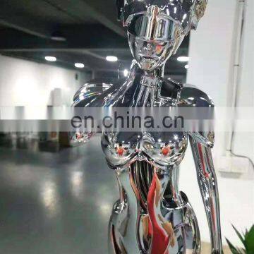 Jewelry Clothes Shops Promotion Decoration 3D Printing Electroplate Heart Ball Models for Big Plaza Holiday Party