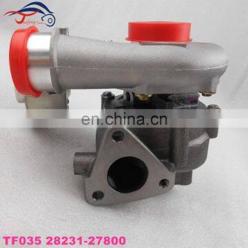 TF035 Turbocharger 49135-07300 28231-27800 D4EB turbo for Hyundai Santa Fe CRDi 2.2L D4EB-V Engine