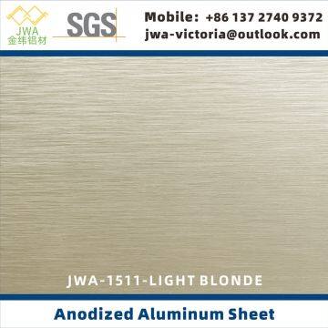 Brushed Anodized Aluminum Sheet, Aluminum Elevator Materials, Brushed Anodized Aluminum Coil for Interior Decorative Materials, Household Appliance Aluminum Shell Materials