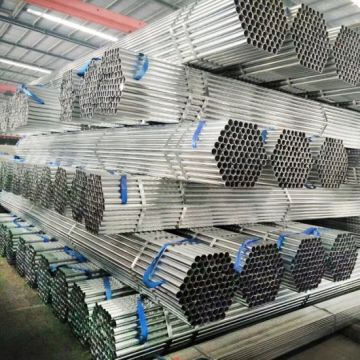 Tianjin Top Supplier Pre-Galvanized Round Welded Carbon Steel Pipe for Furniture / Fence / Structure