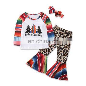 Toddler Baby Girls Halloween Christmas Ruffles Outfits Orange Pumpkin Tops Long Sleeve T-Shirt Striped Sz90-130 photo-2