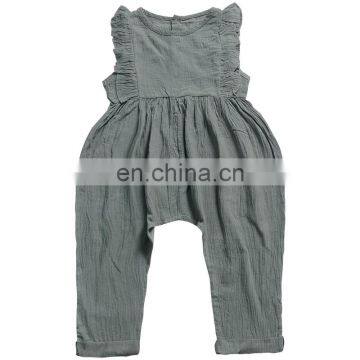 2019 Summer Baby Jumpsuits Summer Backless Rompers Wholesale Girls Clothes Girl Dress Frock Muslim Rompers photo-4