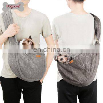 2020 New Shoulder Messenger Bag Cat And Dog Travel Bag Retro Korean Style Pet Out Bag Backpack photo-7