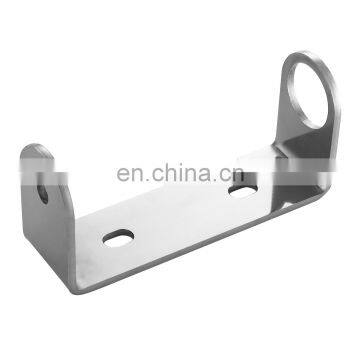 Stainless Steel Handrail Support Glass Holding Round Post Pipe Tube Mounting Adjustable Wall Metal Bracket