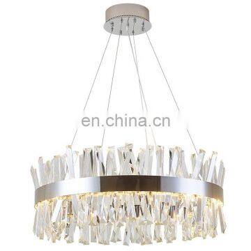 Декоративный серебряный светильник для свадебного мероприятия, современный кристальный люстра photo-3