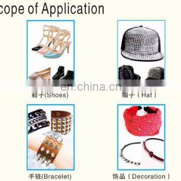 Automatic Nail Bead Attaching Riveting Machine Pearl Fixing Machine Bead Embroidery Machine photo-2