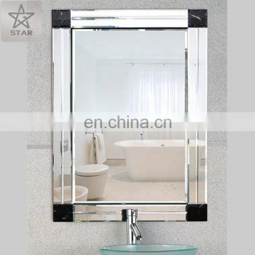 Wholesale frameless beveled bathroom wall mirror, GYM mirror, dance studio mirror