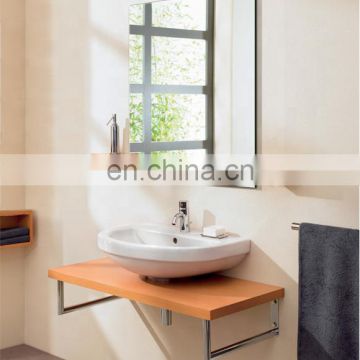 Makeup Bathroom Mirror and Washbasin Irregular Mirror with Shelf