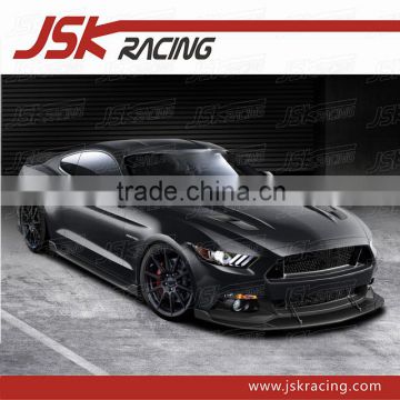 2014-2015 GT H STYLE CABRON FIBER FRONT LIP FOR FORD MUSTANG(JSK100206)