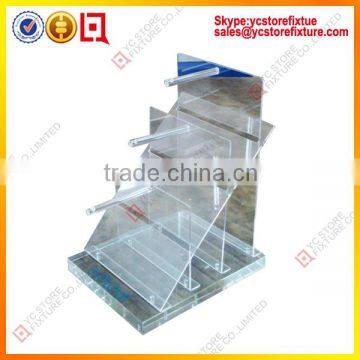 Counter top acrylic eyeglasses display rack