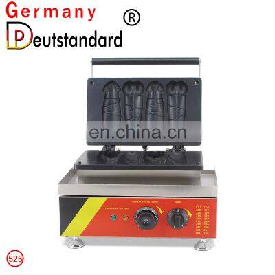 4pcs Penis Shape Waffle Machine With Factory Price
