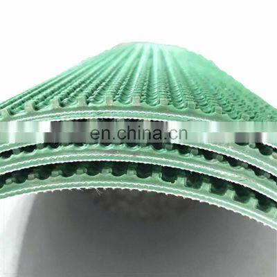 Grass Pattern Rough Surface Green PVC Conveyor Belts