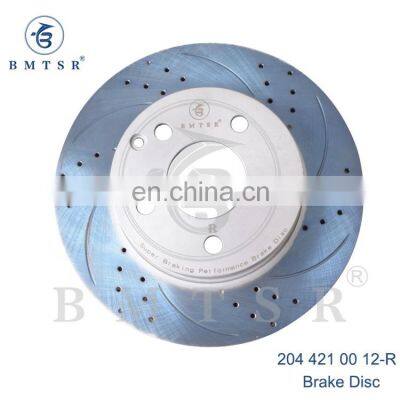 Guangzhou BMTSR Auto Part Front Brake Disc Rotors For W205 OEM 2044210012 204 421 00 12 Car Accessories