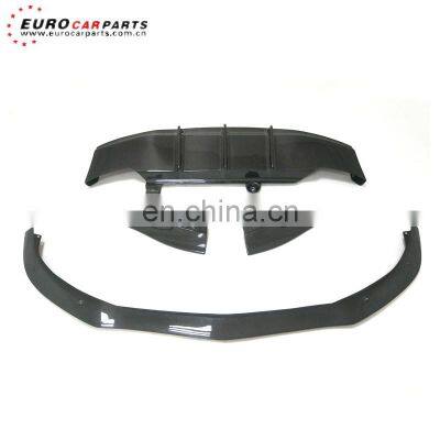 C63  carbon fiber parts for C-class W205 C63 2014-2017y to P-style front lip and diffuser for C63