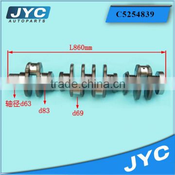 6BT desiel engine forged crankshaft manufacturer C5254839