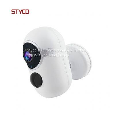 outdoor Tuya Smart AI WiFi Security Camera Cloud Recording Tuya 1080P Battery Powered Tuya Battery Camera