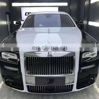Update To Mansoy Style Fiberglass Front Rear Bumper Lip Side Skirts Body Kit For Rolls Royce Ghost 2010-