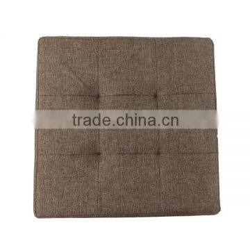 Ample Collapsible Storage Ottoman With Cushion Top photo-2