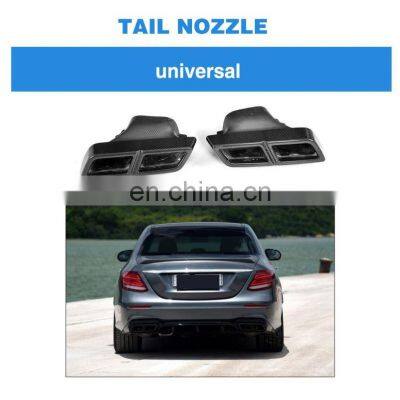 Universal Dry Carbon Fiber Exhaust Pipe Tips for BMW AUDI MERCEDES AMG photo-2