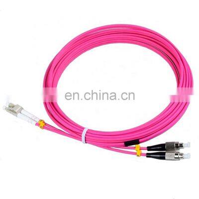 ftth LC FC Duplex OM4 Multi Mode 50/125 62.5/125 2.0mm 3.0mm Fiber Optic Patch cord Fiber Jumper